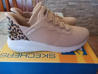 Zapatillas Skechers Mujer Beige/Multicolor