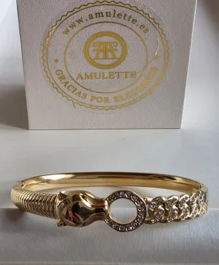 Pulsera Acero Inoxidable Diseño Animal, con caja