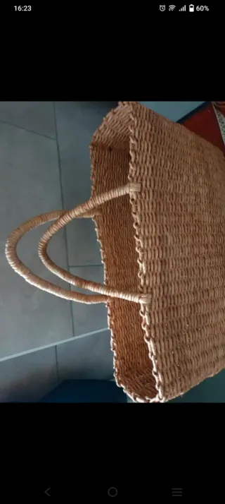 Borsa in fibra naturale