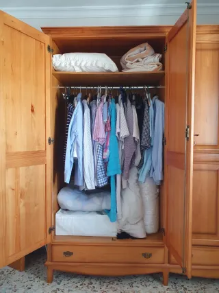 Dormitorio completo madera