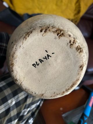 Lote botijos decorativos cerámica