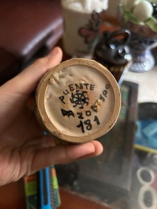 Lote botijos decorativos cerámica