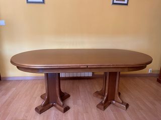 Mesa de comedor extensible madera