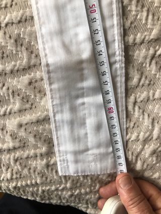 Cinturón niña con lorzas en batista