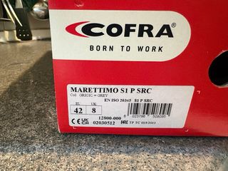 Zapatos seguridad Cofra Talla 42