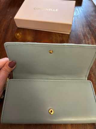 Portafoglio Coccinelle Pelle Grigio Nuovo