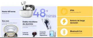 Auriculares Realme Buds T200 Lite Bluetooth