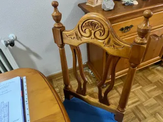 Conjunto Salón Madera Pino Maciza