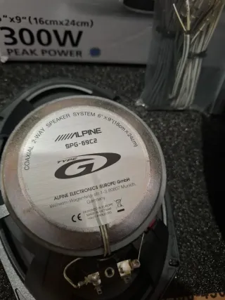 Altavoces Alpine 6x9 300W Nuevos Coche