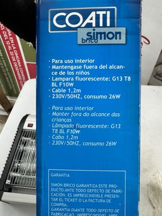 Lámpara Mata Mosquitos Eléctrica COATI