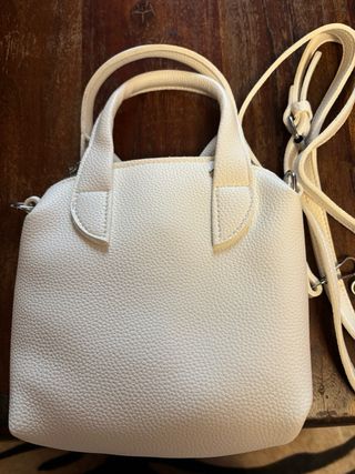 Borsetta similpelle bianca