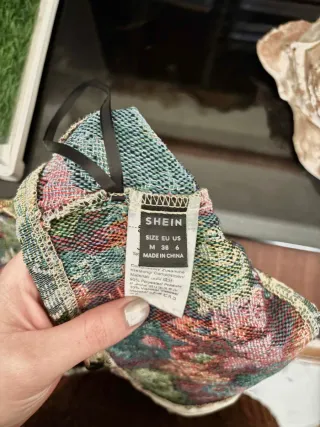 Corsé Estilo Tapicería Floral Talla M