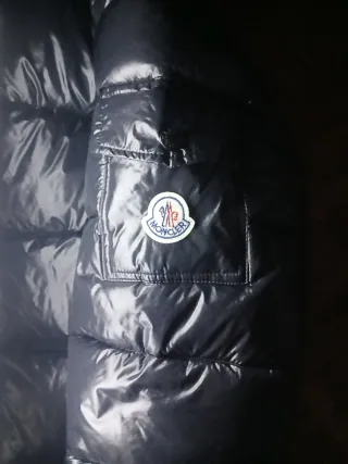 Chaqueta Moncler Negra Talla M