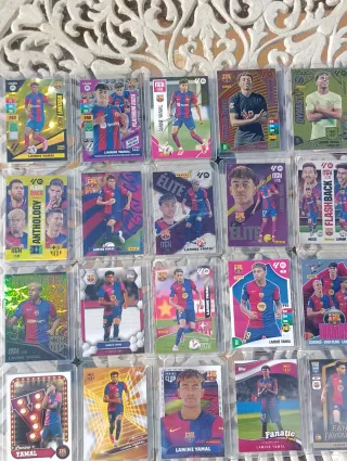 Set Cromos Lamine Yamal FC Barcelona