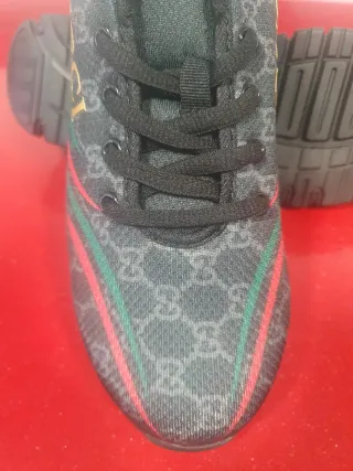 Zapatillas Personalizada Negras y Verdes