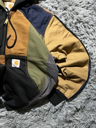 Chaqueta Carhartt Patchwork Multicolor Rework y2k