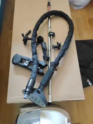 Plancha de vapor con accesorios