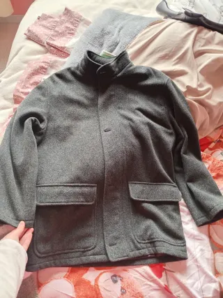 Abrigo gris hombre talla XXL nuevo
