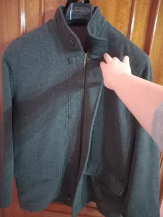 Abrigo gris hombre talla XXL nuevo