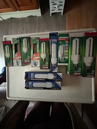 Lote Bombillas Bajo Consumo Osram