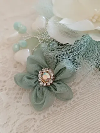 Fascia capelli bambina fiori