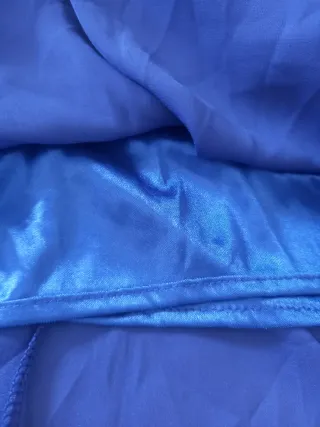 Vestido de tirantes azul eléctrico L