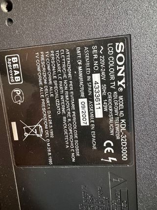 TV Sony Bravia 32" + Receptor Satélite Boston