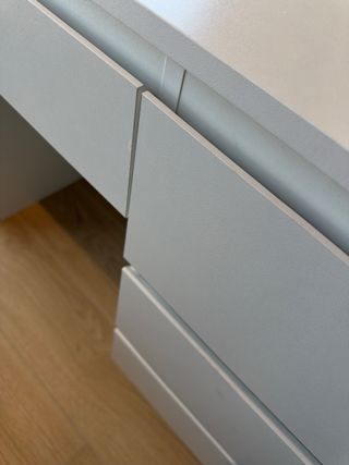 Tocador Profesional Blanco con Espejo LED