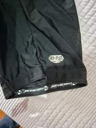 Conjunto Ciclismo Maillot y Culotte Negro/Rojo