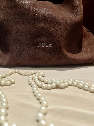 Borsa shopper Liu Jo grande marrone