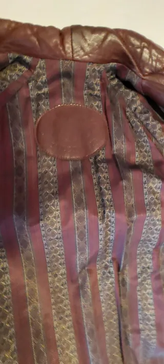 Abrigo Piel Marrón 3/4 Talla 54