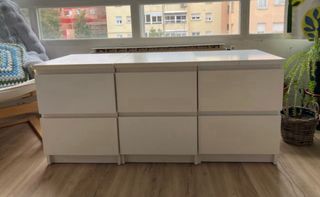 Mesilla Malm Ikea Blanca