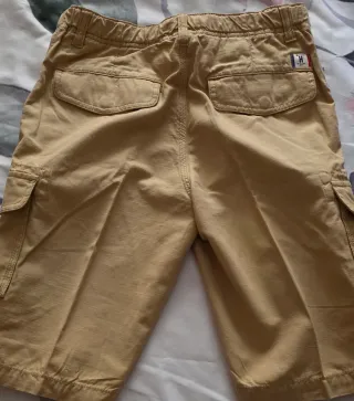 Pantalón corto niño Tommy Hilfiger beige 16 años