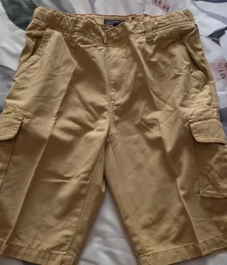 Pantalón corto niño Tommy Hilfiger beige 16 años