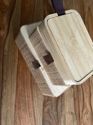 Lote 3 joyeros bambú