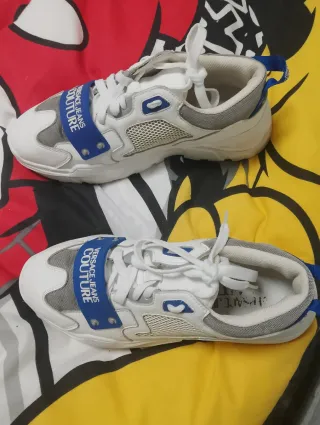 Zapatillas Versace Jeans Couture Blancas y Azules