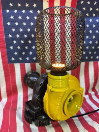 Lampada design industriale turbo