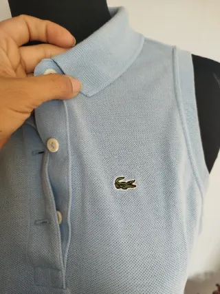 Vestido Polo Lacoste Mujer Talla M Azul