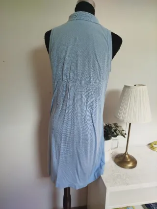 Vestido Polo Lacoste Mujer Talla M Azul