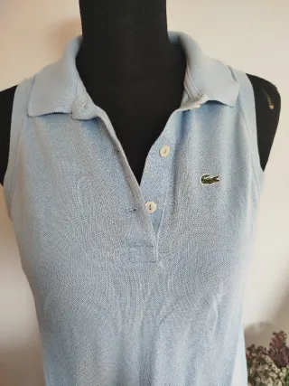 Vestido Polo Lacoste Mujer Talla M Azul