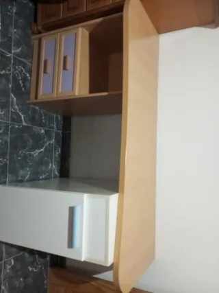 Mesa estudio cajones y zapatero