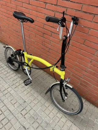 Brompton 6 velocidades plegable
