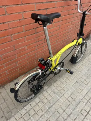 Brompton 6 velocidades plegable