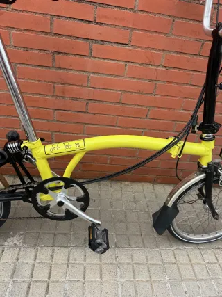 Brompton 6 velocidades plegable