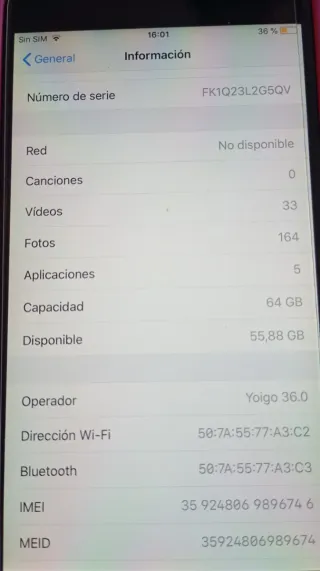 iPhone 6 Plus 64 GB Rosa
