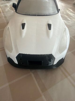 Maqueta Coche con maquina 3D Nissan GTR