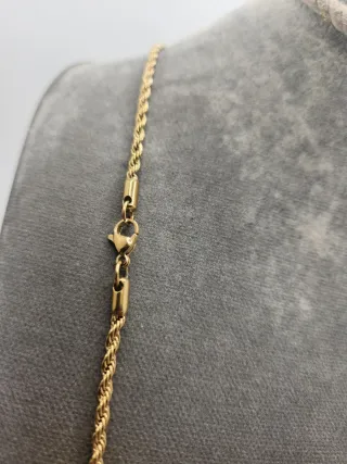 Colgante Ankh Acero Quirúrgico Chapado Oro