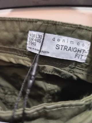 Pantalones Cargo Verdes Talla L