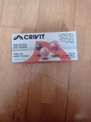 Set di 3 palloni yoga Crivit da 3 unità