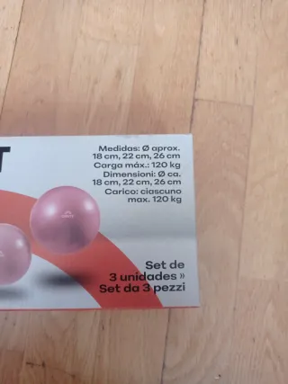 Set di 3 palloni yoga Crivit da 3 unità